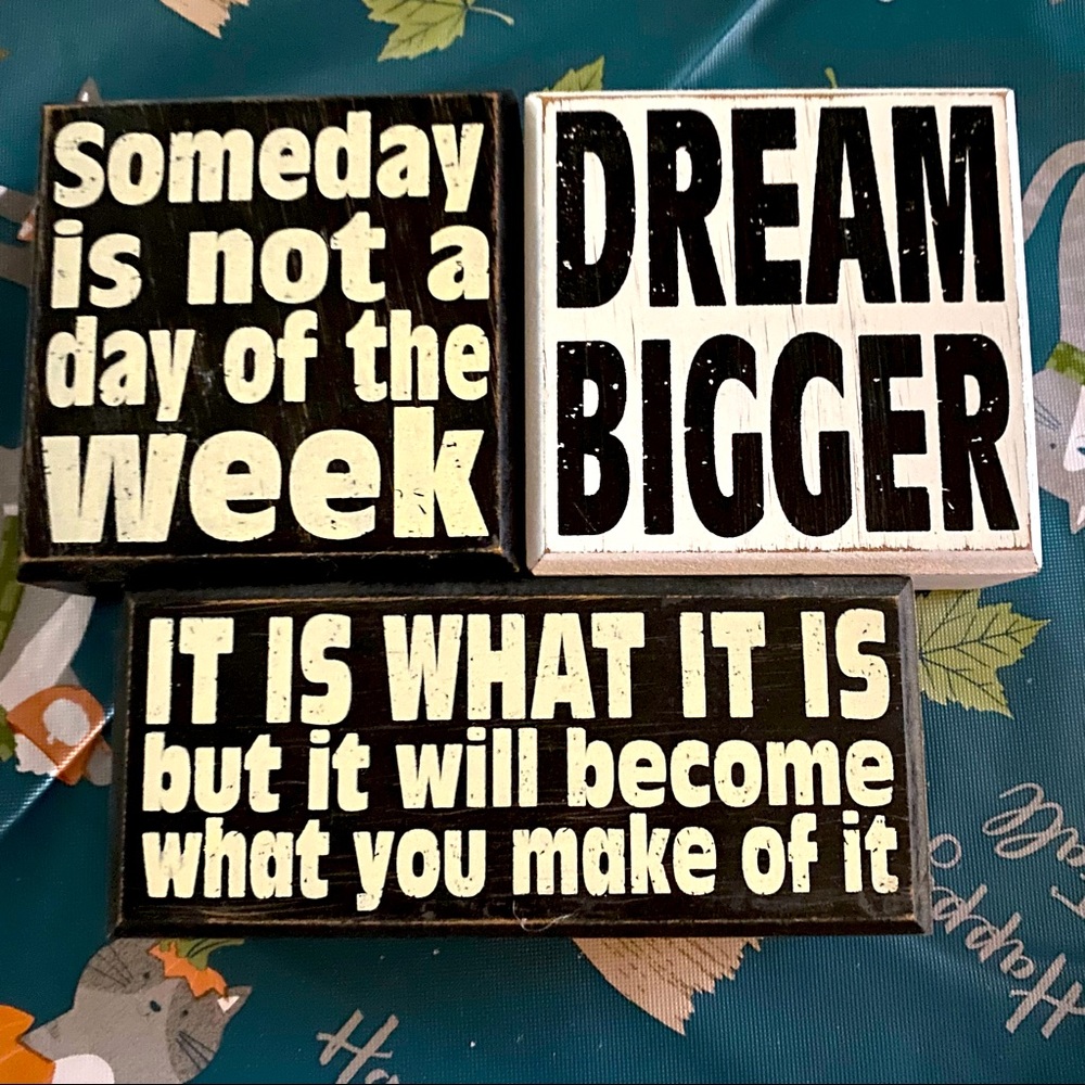 Wooden Inspirational Signs